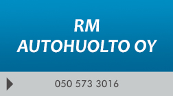RM autohuolto Oy logo